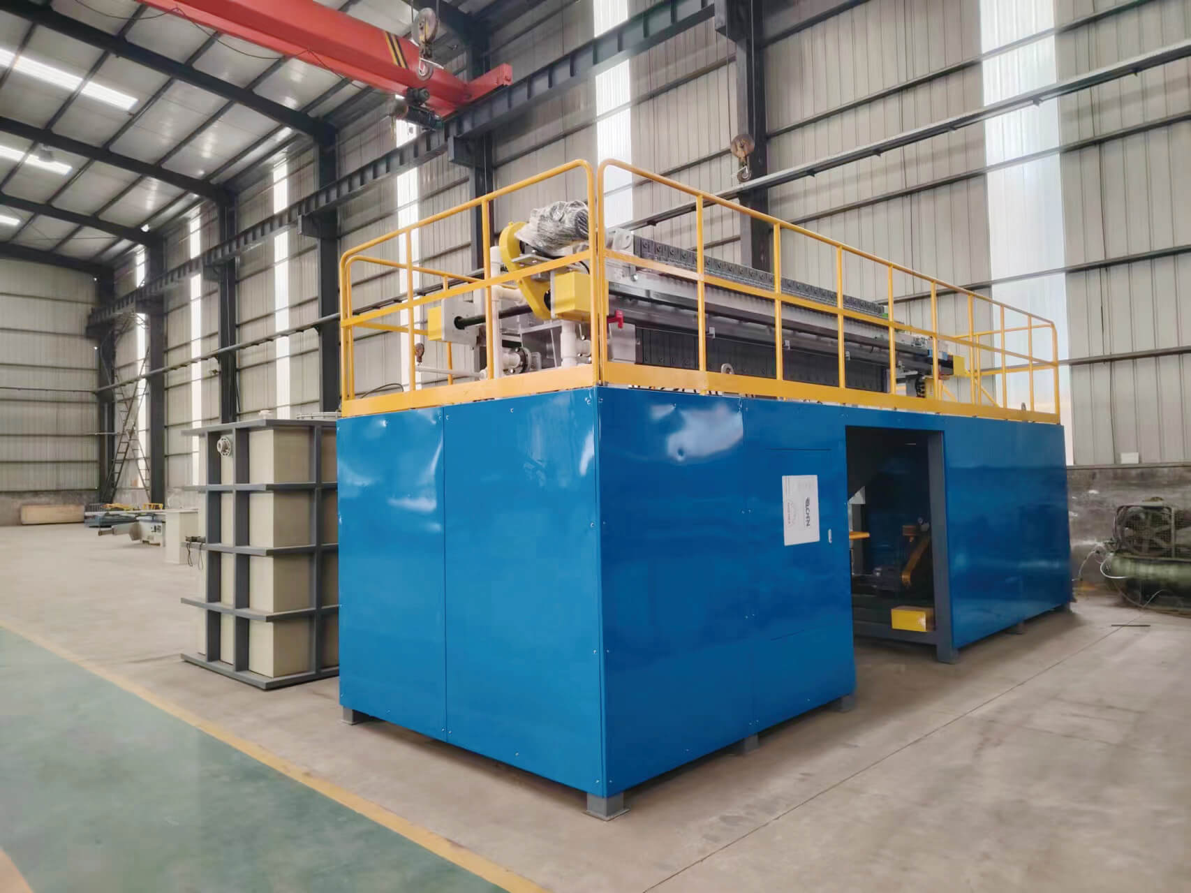 護攔板吹鍍生產(chǎn)線 護攔板吹鍍生產(chǎn)線